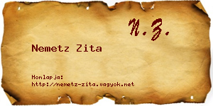 Nemetz Zita névjegykártya